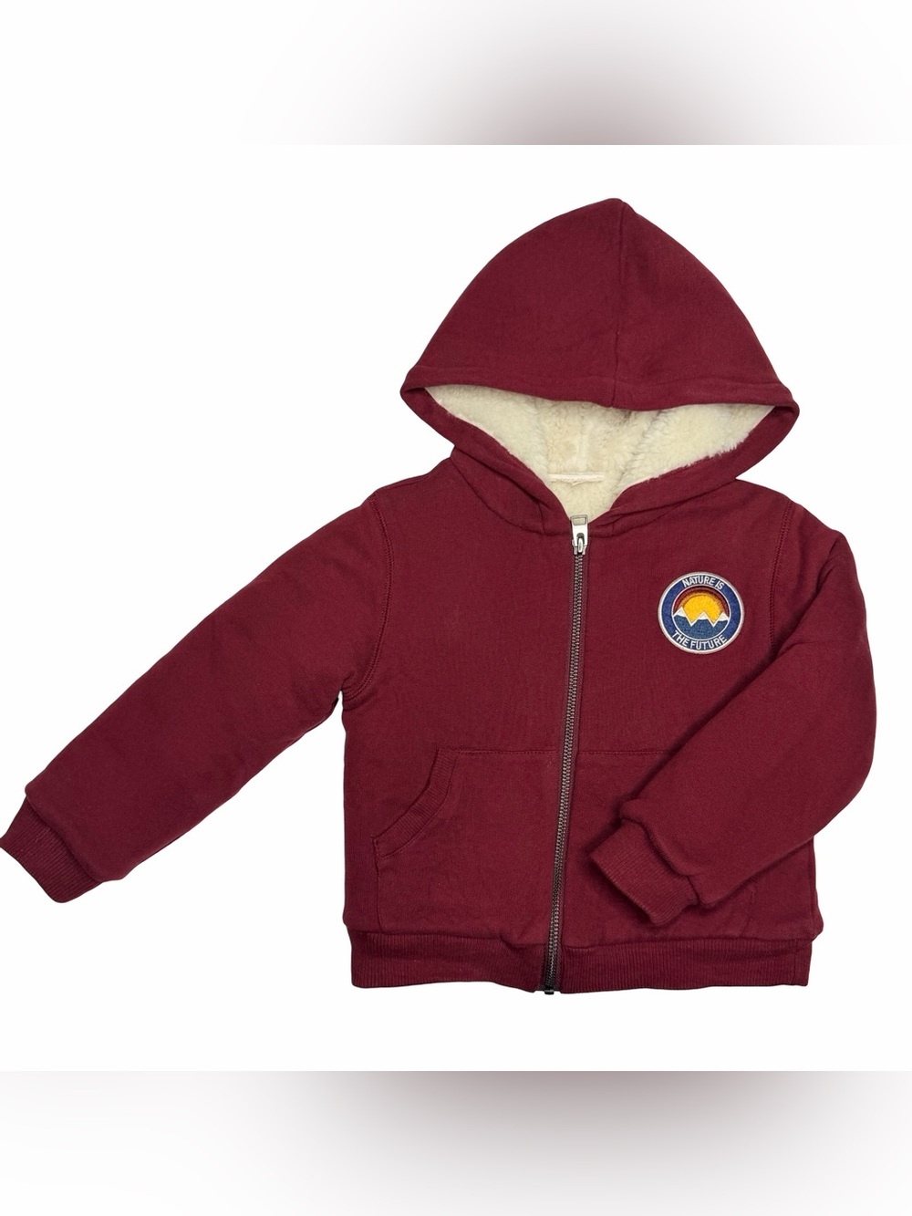Hundred Pieces Sherpa-Lined Nature Is‎ The Future Sweatshirt